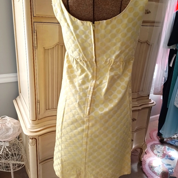 VINTAGE 1960S YELLOW POLKA DOT DRESS AND COAT! " JR. THEME NEW YORK"! UNION MADE - Picture 10 of 16